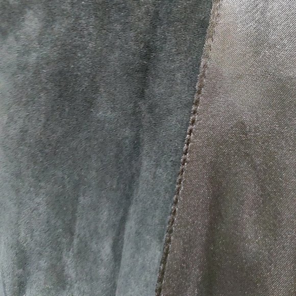 🍂HOST PICK🍁💋STUNNING BOHO CHIC💋 VTG 70s Genuine Leather Maxi Trench in Black - Picture 8 of 15